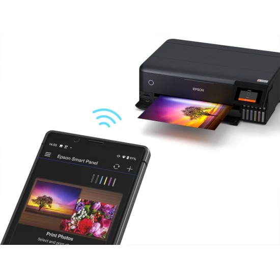 Epson EcoTank L8180 Nuotraukų spausdintuvas rašalinis spalvotas MFP A3+ 32ppm USB Wi-Fi Ethernet LAN