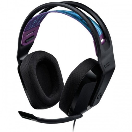 Žaidimų ausinės Logitech G335, juodos