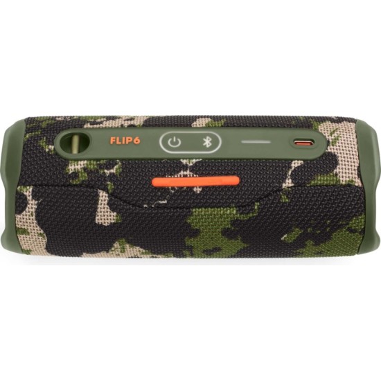 JBL Flip 6 Nešiojama garso kolonėlė, Wireless, Bluetooth, Squad (Camouflage)