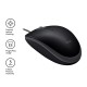 Logitech B110 Silent Laidinė pelė, USB-A, 1000 DPI, Juoda