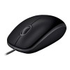 Logitech B110 Silent Laidinė pelė, USB-A, 1000 DPI, Juoda