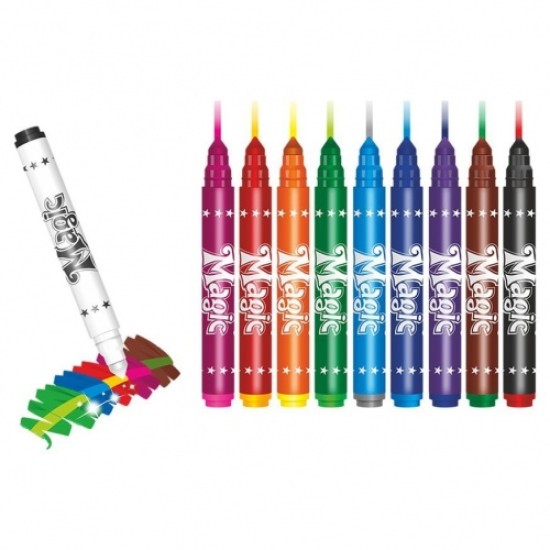 Flomasteriai Colorino Kids Magic keičiantys spalvas, 9+1 spalvų