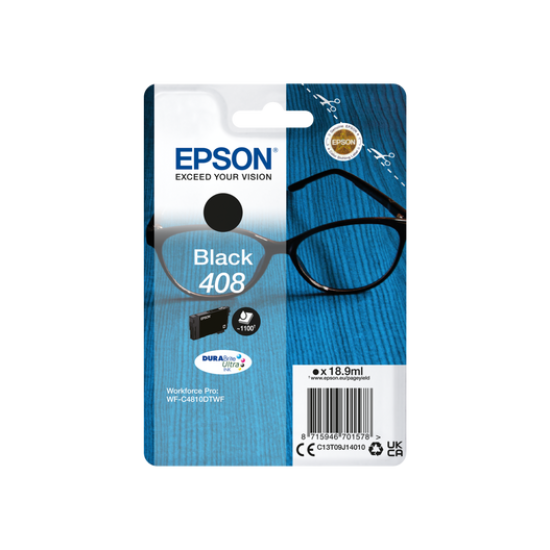 Epson 408 (C13T09J14010) Rašalinė kasetė, Juoda