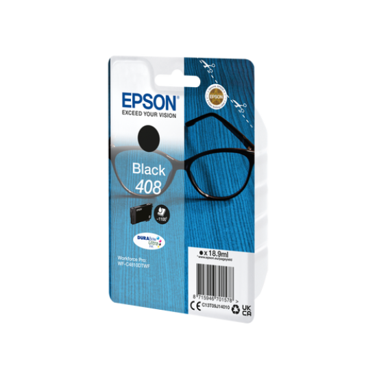Epson 408 (C13T09J14010) Rašalinė kasetė, Juoda