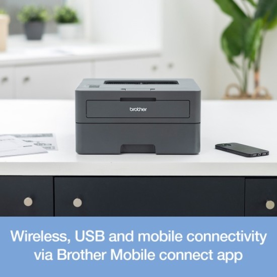 Brother HL-L2445DW Spausdintuvas lazerinis nespalvotas A4 32 ppm USB Wi-Fi Ethernet LAN