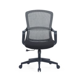 Up Up Darwin ergonominė biuro kėdė Juoda, Juodas audinys + Pilkas tinklelis