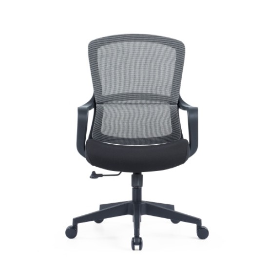 Up Up Darwin ergonominė biuro kėdė Juoda, Juodas audinys + Pilkas tinklelis