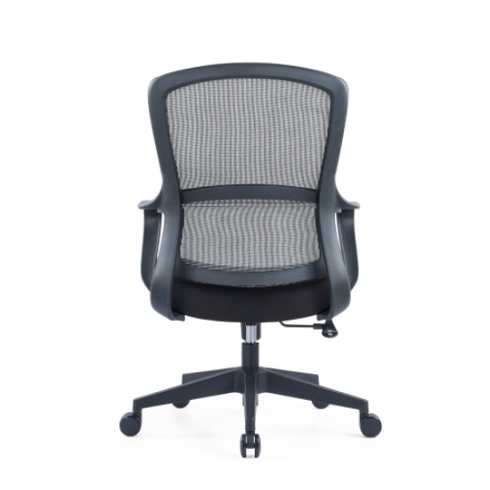 Up Up Darwin ergonominė biuro kėdė Juoda, Juodas audinys + Pilkas tinklelis