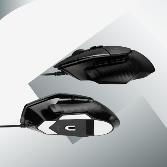 Logitech G G502 X Laidinė žaidimų pelė USB Type-A, Juoda