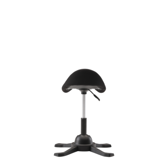 Up Up Toronto ergonominė balansinė kėdė Juoda, Juodas audinys, ilgesnis dujinis keltuvas