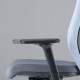 Up Up Athene ergonominė biuro kėdė Juoda, Pilkas + Mėlynas audinys