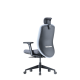 Up Up Athene ergonominė biuro kėdė Juoda, Pilkas + Mėlynas audinys