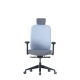 Up Up Athene ergonominė biuro kėdė Juoda, Pilkas + Mėlynas audinys