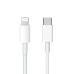 Apple MM0A3ZM/A USB-C - Lightning Kabelis 1 m, Balta