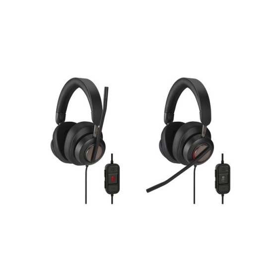 Kensington H2000 Laidinės ausinės USB-C, Juoda
