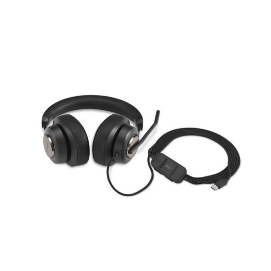 Kensington H2000 Laidinės ausinės USB-C, Juoda
