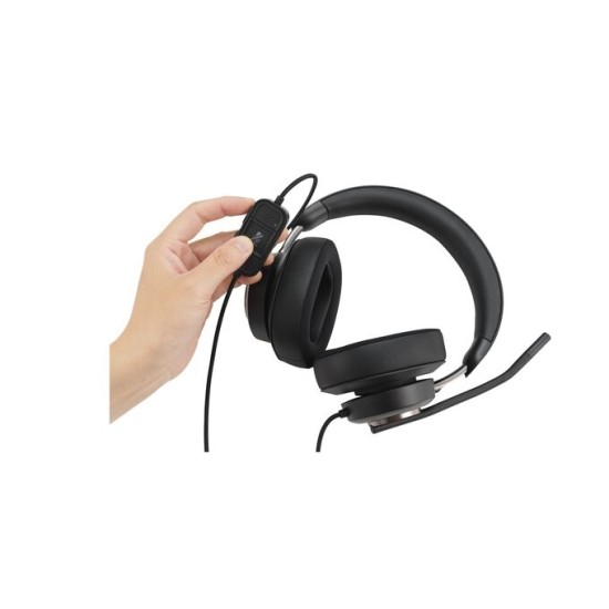 Kensington H2000 Laidinės ausinės USB-C, Juoda