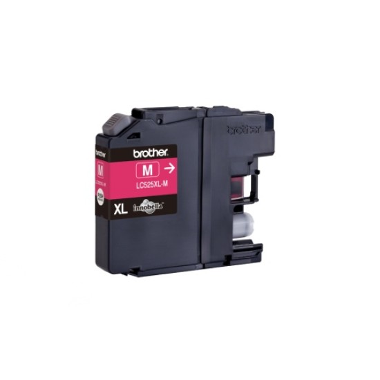 Brother LC-525XLM kasetė rašaliniams spausdintuvams, tinka DCP-J100/J105, MFC-J200, Magenta 1300 psl