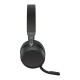 Jabra Evolve2 75 UC Link 380c Belaidės ausinės, Bluetooth, USB-C, Charging Stand, Juoda