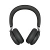 Jabra Evolve2 75 UC Link 380c Belaidės ausinės, Bluetooth, USB-C, Charging Stand, Juoda