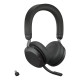 Jabra Evolve2 75 UC Link 380c Belaidės ausinės, Bluetooth, USB-C, Charging Stand, Juoda