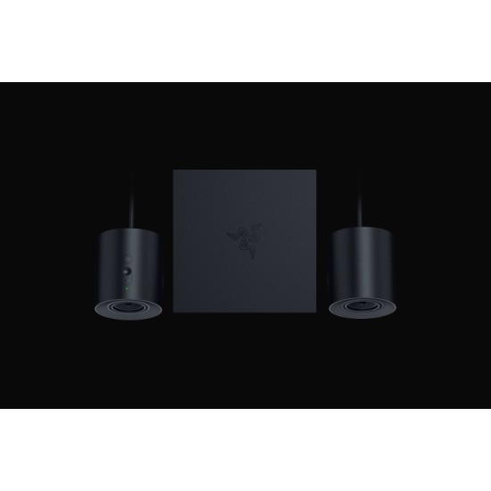 Razer Nommo V2 Full Range 2.1 PC Žaidimų garso kolonėlės, Juoda
