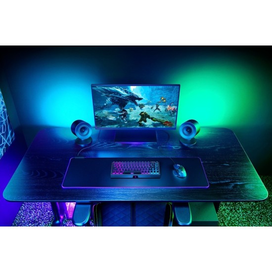Razer Nommo V2 Full Range 2.1 PC Žaidimų garso kolonėlės, Juoda