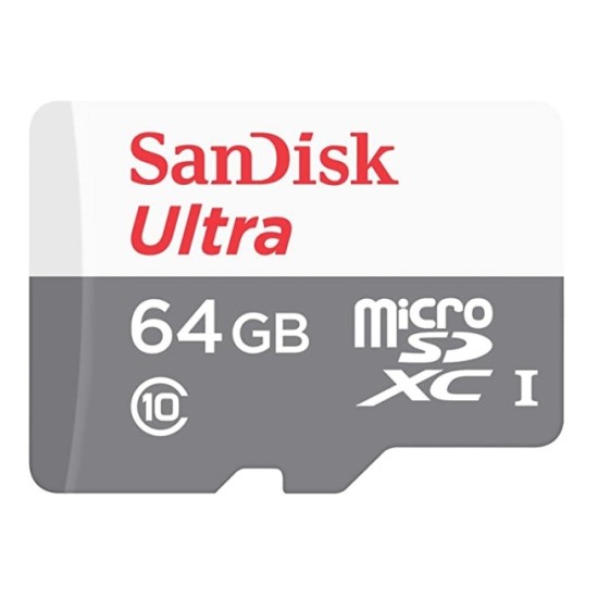 Atminties kortelė SanDisk SDSQUNR-064G-GN3MN memory card 64 GB MicroSDXC UHS-1 Class 10