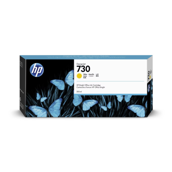 HP 730 (P2V70A) Rašalinė kasetė, Geltona
