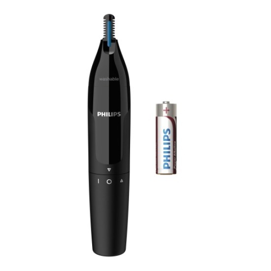 Philips 1000 Series NT1650/16 Nosies ir ausų plaukų kirpimo mašinėlė, Juoda