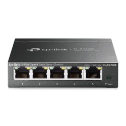 TP-Link TL-SG105E 5-Port Gigabit Easy Smart Šakotuvas 5 10/100/1000Mbps RJ45 ports