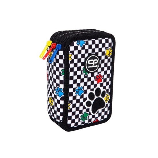 Forminis trijų skyrių penalas su priedais CoolPack Jumper 3 Catch me