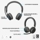 Logitech Zone Wireless 2 UC Belaidės ausinės, USB-C, USB-C Bluetooth receiver, Graphite