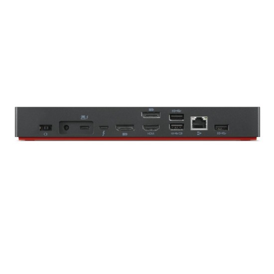 Lenovo ThinkPad Thunderbolt 4 Workstation Dock 230W (40B00300EU) Jungčių stotelė, laidinė, Juoda