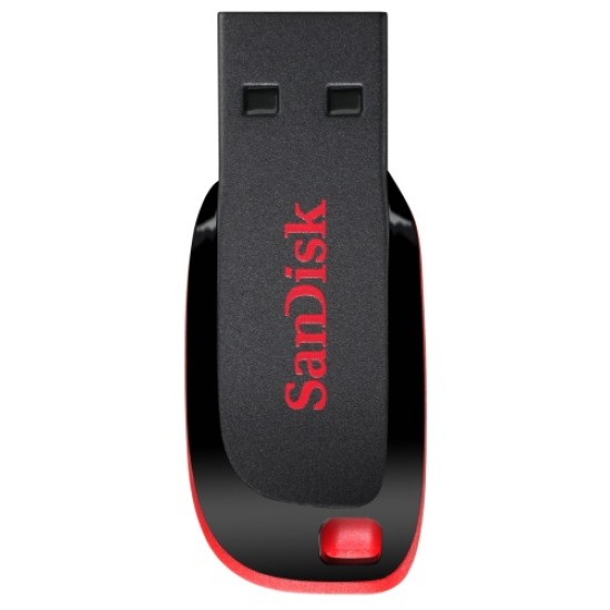USB atmintinė SanDisk Cruzer Blade USB Flash Drive 32GB, Black, Red