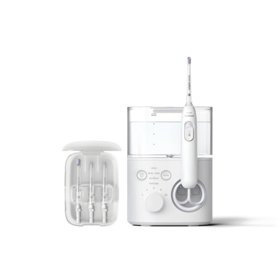 Philips Sonicare Power Flosser 7000 Series HX3911/40 Burnos irigatorius, Balta