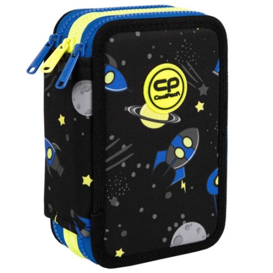 Forminis trijų skyrių penalas su priedais CoolPack Jumper 3 ATLANTIS