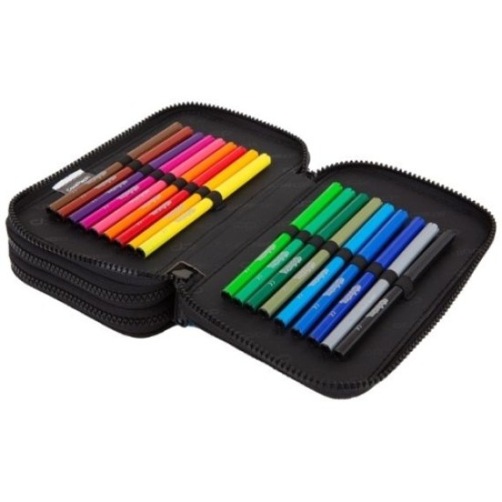 Forminis trijų skyrių penalas su priedais CoolPack Jumper 3 DIARY