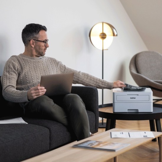 Brother HL-L2865DW Spausdintuvas lazerinis nespalvotas A4 34 ppm USB Ethernet LAN Wi-Fi
