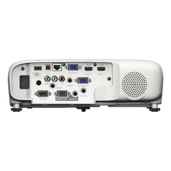 Epson EB-W56S Short throw Projektorius 3LCD WUXGA 1920x1200, 3700 ANSI liumenų, Wi-Fi, Balta