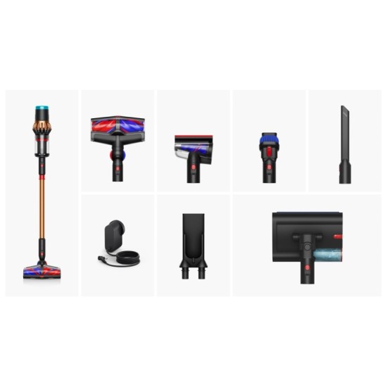 Dyson V16 Piston Animal Submarine Belaidis dulkių siurblys, Matte Black/Copper