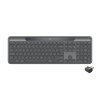 Logitech Signature Slim Solar+ K980 for Business Belaidė klaviatūra, RF+Bluetooth, US Int, Graphite