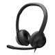 Logitech H390 Laidinės ausinės, USB-C, Juoda