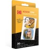 Kodak ZINK 2x3'' 50x76 mm 30 Sheets Pre-Cut Sticker Fotopopierius
