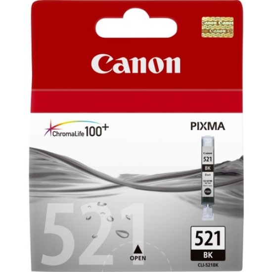 Canon CLI-521 (2933B001), juoda kasetė