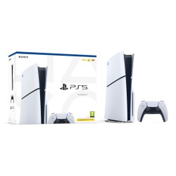 Sony PlayStation 5 Slim Žaidimų konsolė, Disc Drive Edition, 1TB SSD, Balta