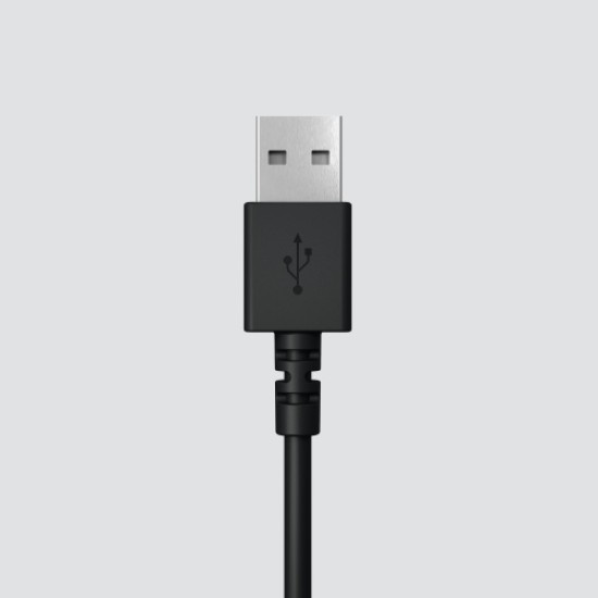 Logitech H390 USB Laidinės ausinės, USB Type-A, Juoda