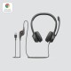 Logitech H390 USB Laidinės ausinės, USB Type-A, Juoda