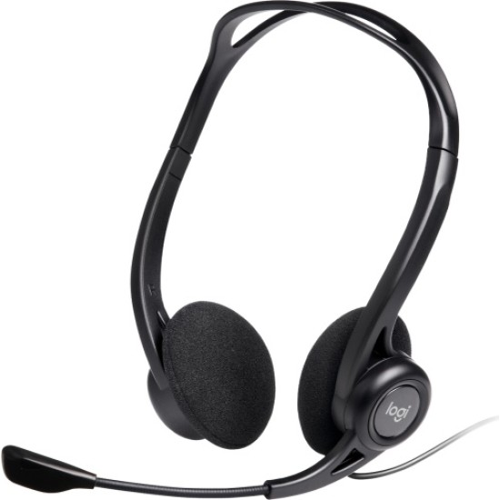Logitech 960 Laidinės ausinės, USB-A, Juoda