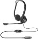 Logitech 960 Laidinės ausinės, USB-A, Juoda